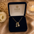 Dije con Moissanite Corazon cielo 2