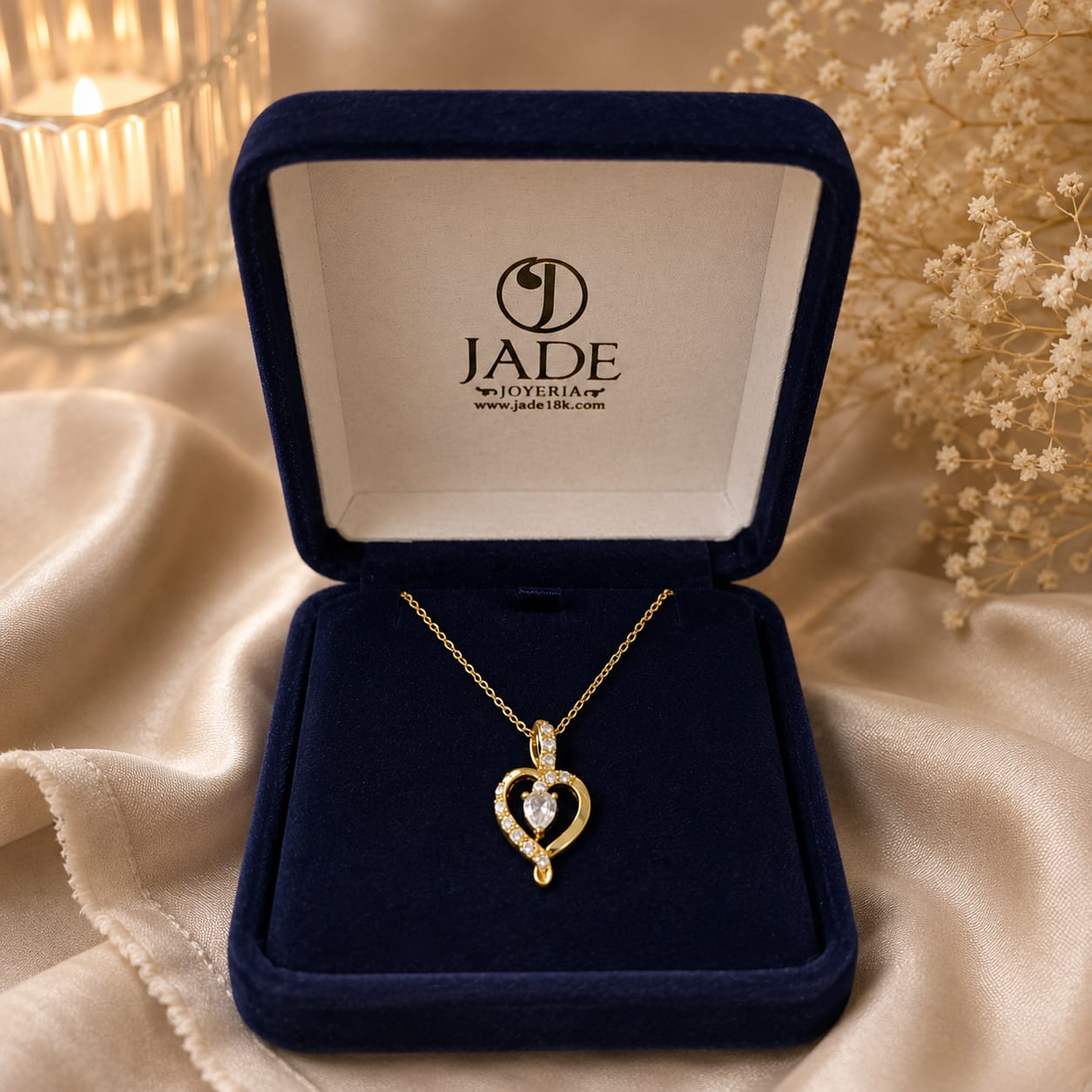 Dije Mi corazón con Moissanite