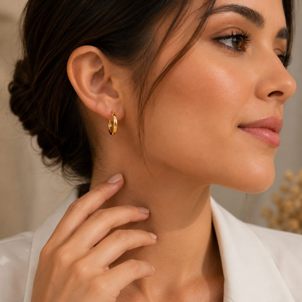 Argollas Canoa 18k