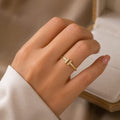 Cintillo con moissanite OPEN