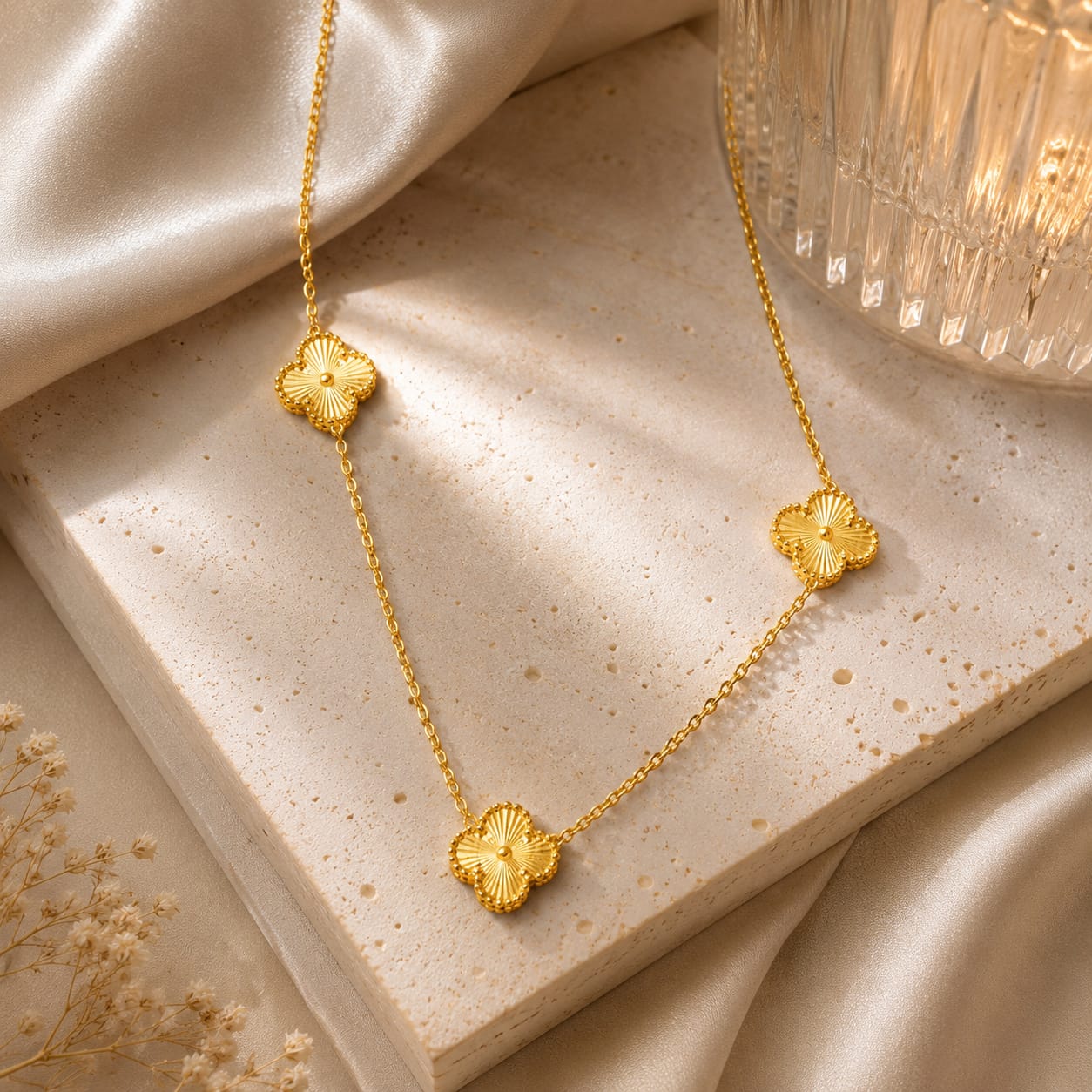 Cadena de Oro Italiano "Estilo VanC"