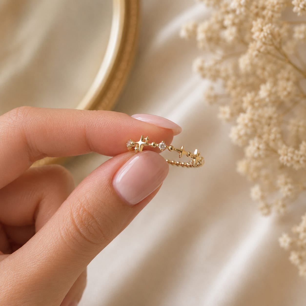 Anillo Estrella Brillante