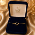 Pulsera con Moissanite Corazon