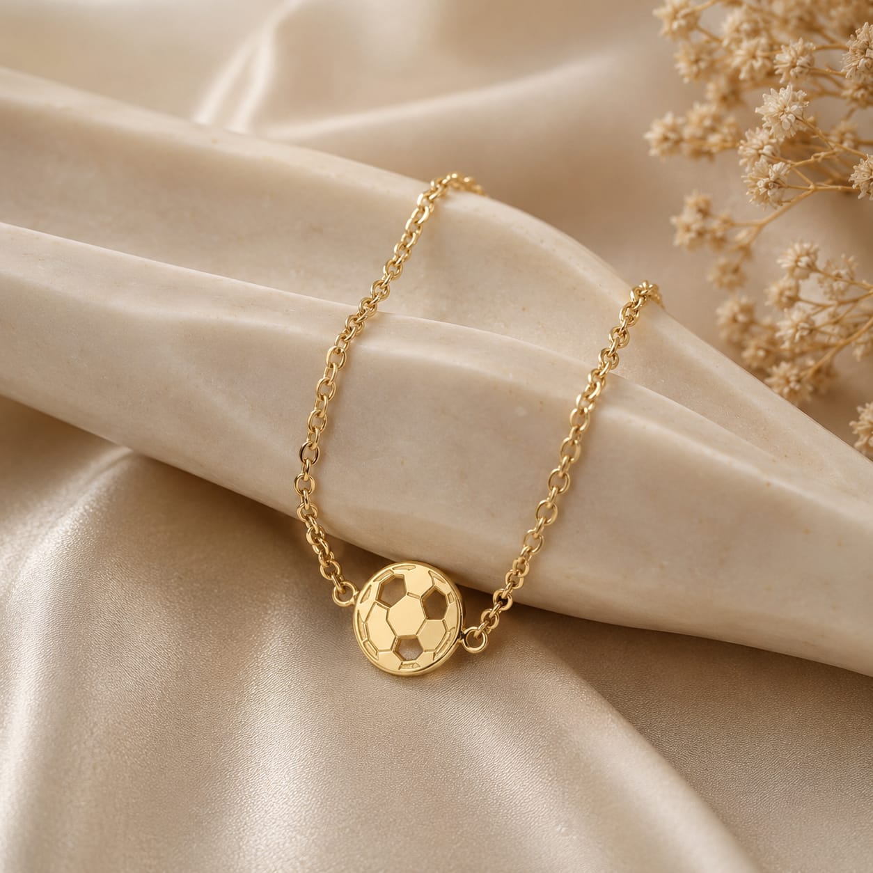 Pulsera para niño en ORO 18K, Amor al futbol