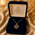 Dije con Moissanite Corazón Infinito