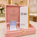 Anillo de compromiso con diamante de laboratorio Luxelle