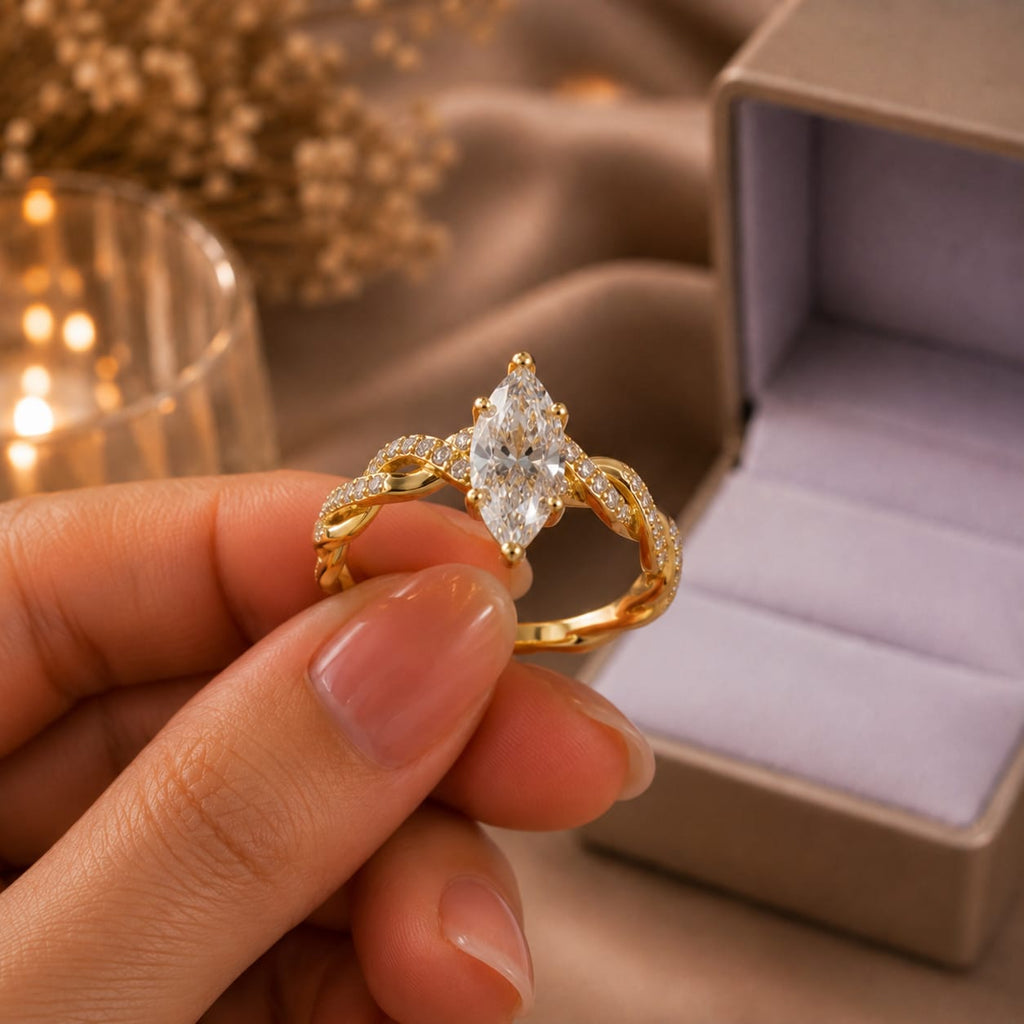 Anillo de compromiso con Diamante de Laboratorio Imperium