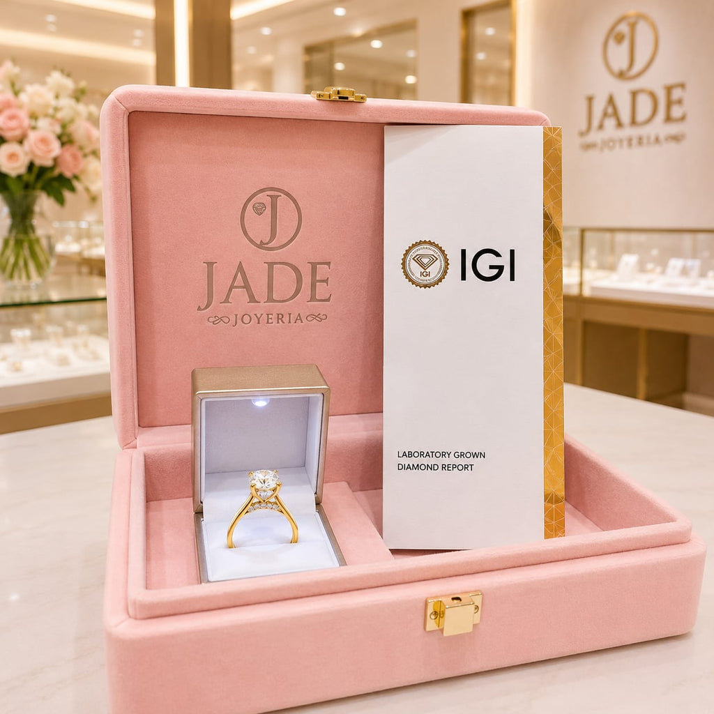 Anillo de Compromiso en Oro 18k con Diamante de Laboratorio  Majestic