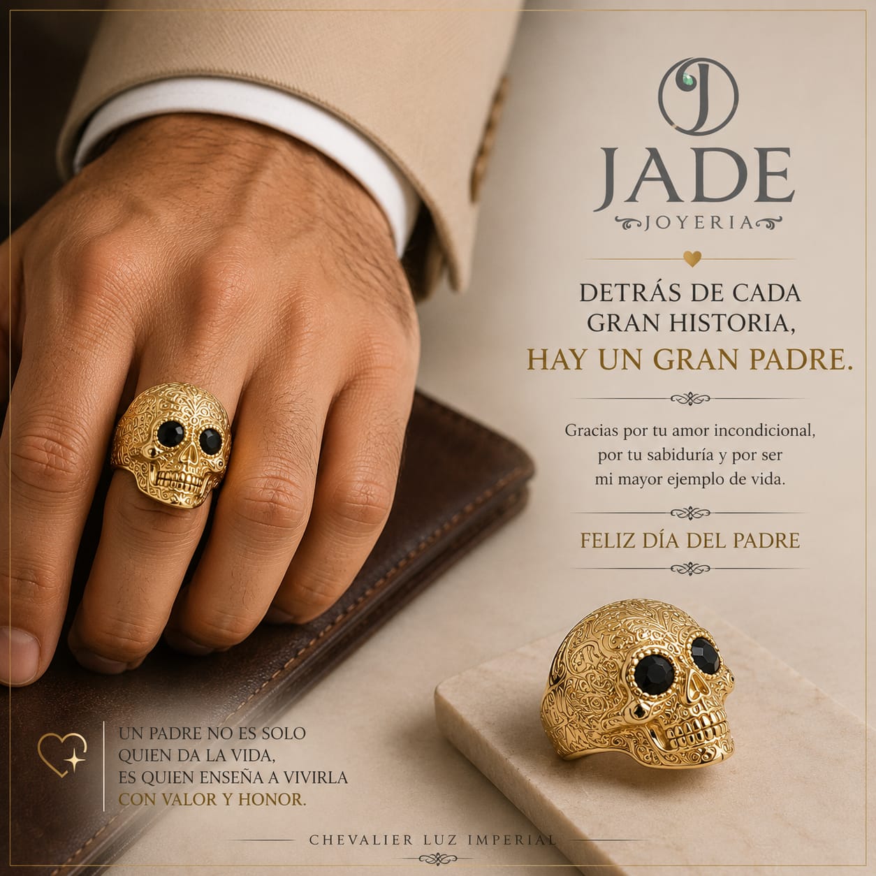 CHEVALIER DE SKULL RING