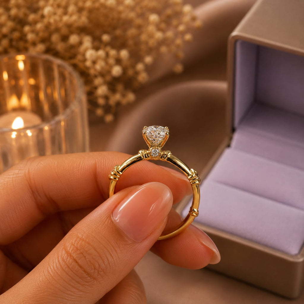 Anillo de compromiso con Diamante de laboratorio VALISSA