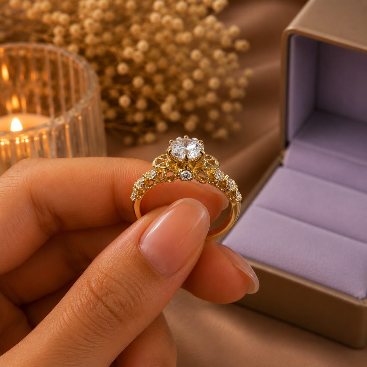 Anillo con Diamante de laboratorio ÉLISSE