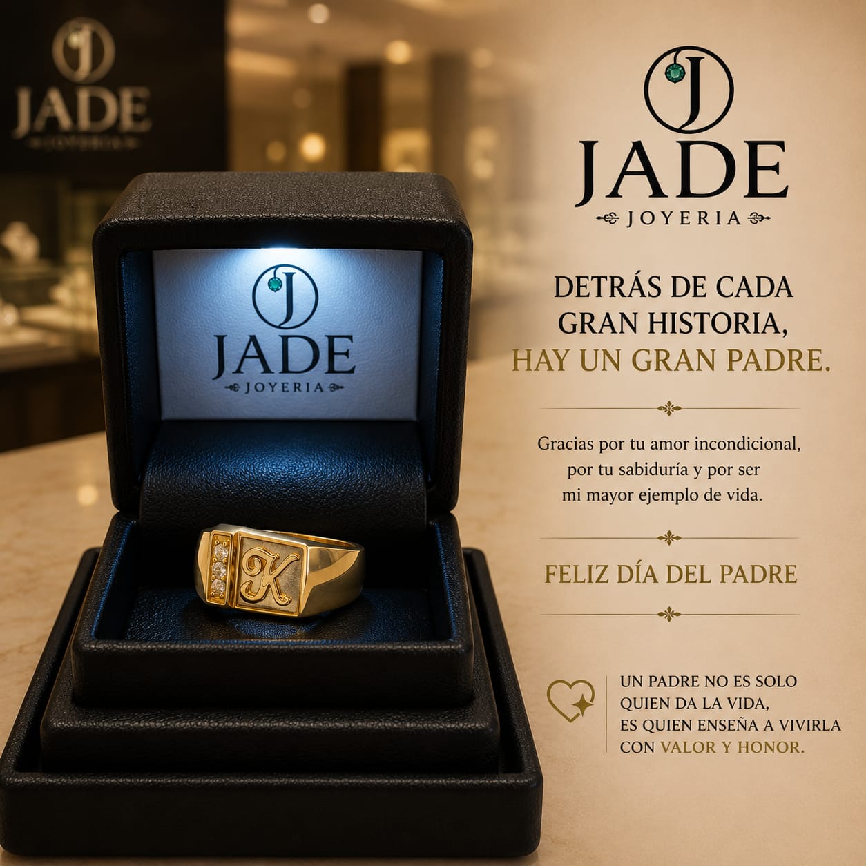 Chevalier con inicial