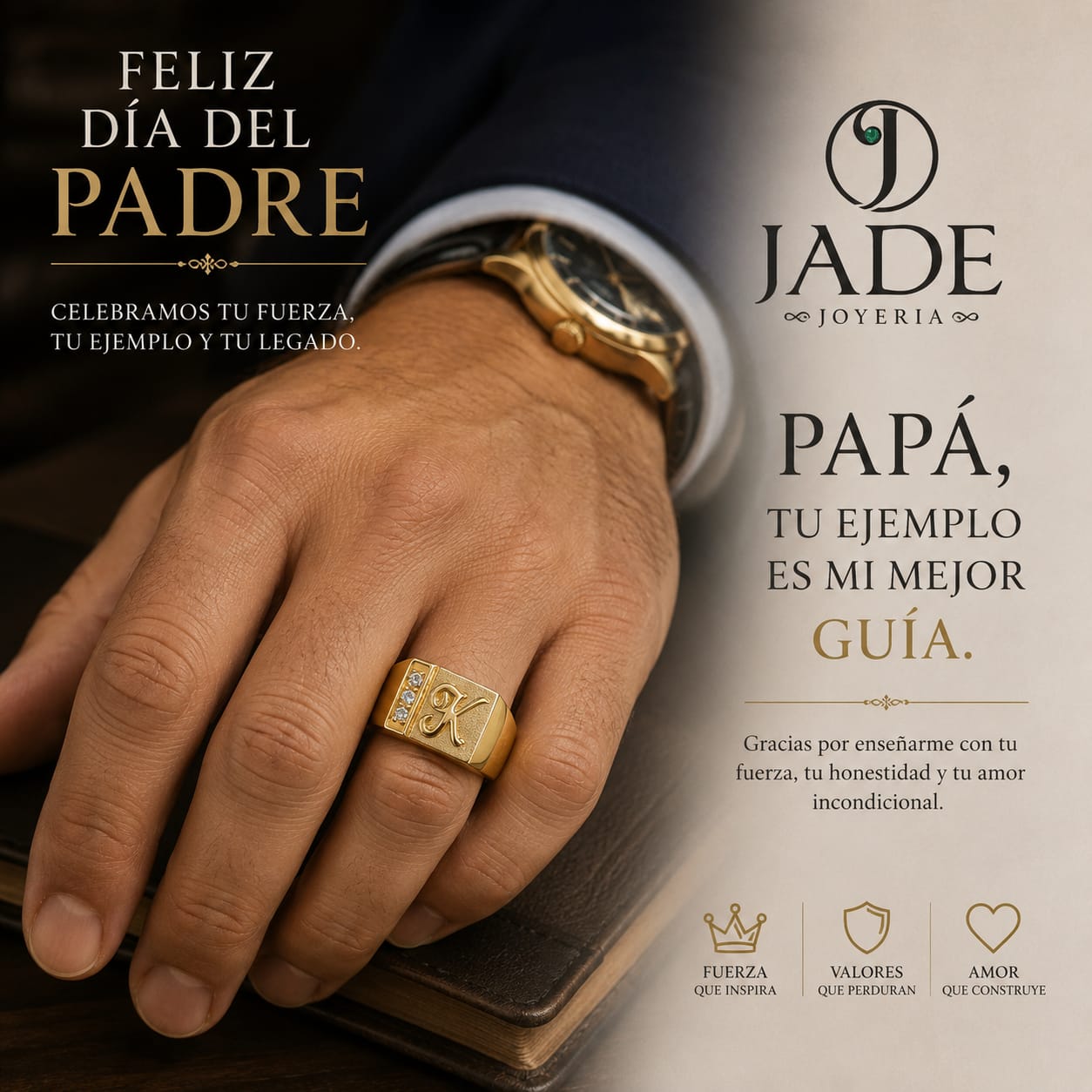 Chevalier con inicial