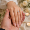Anillo de compromiso Brillo de gotas de amor