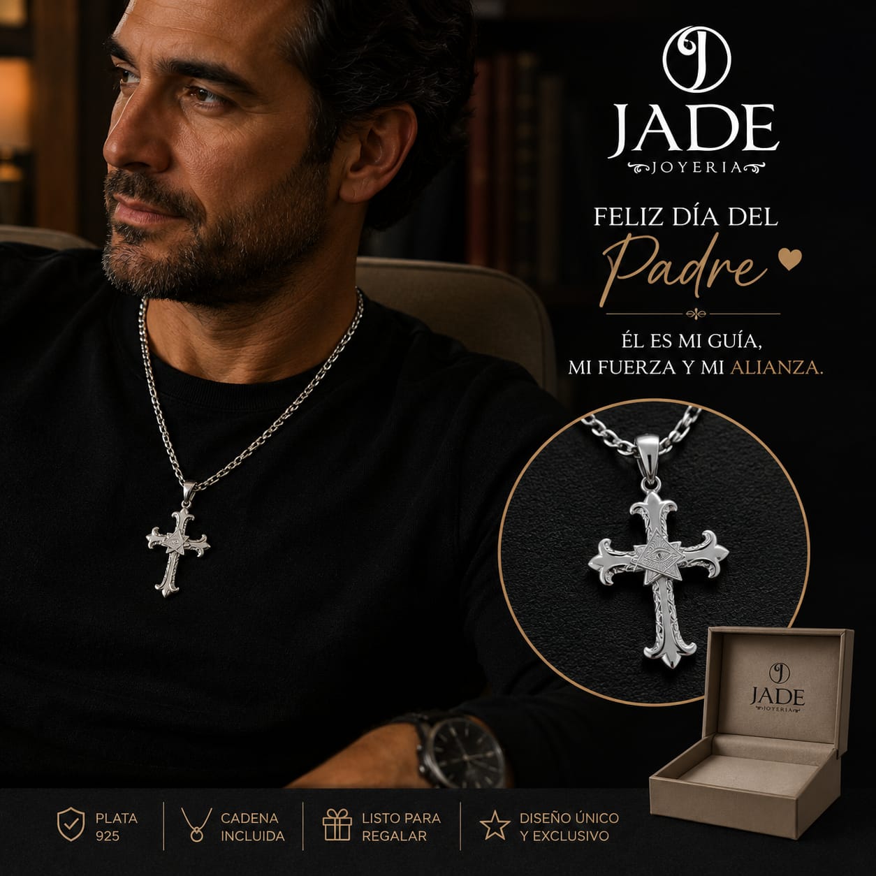 Dije de illuminati en plata fina