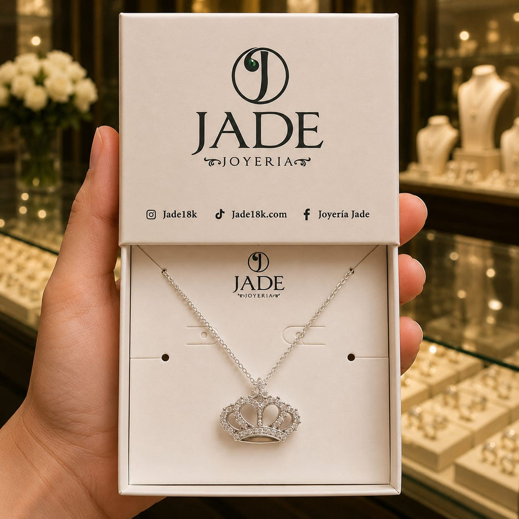 Dije Corona en plata