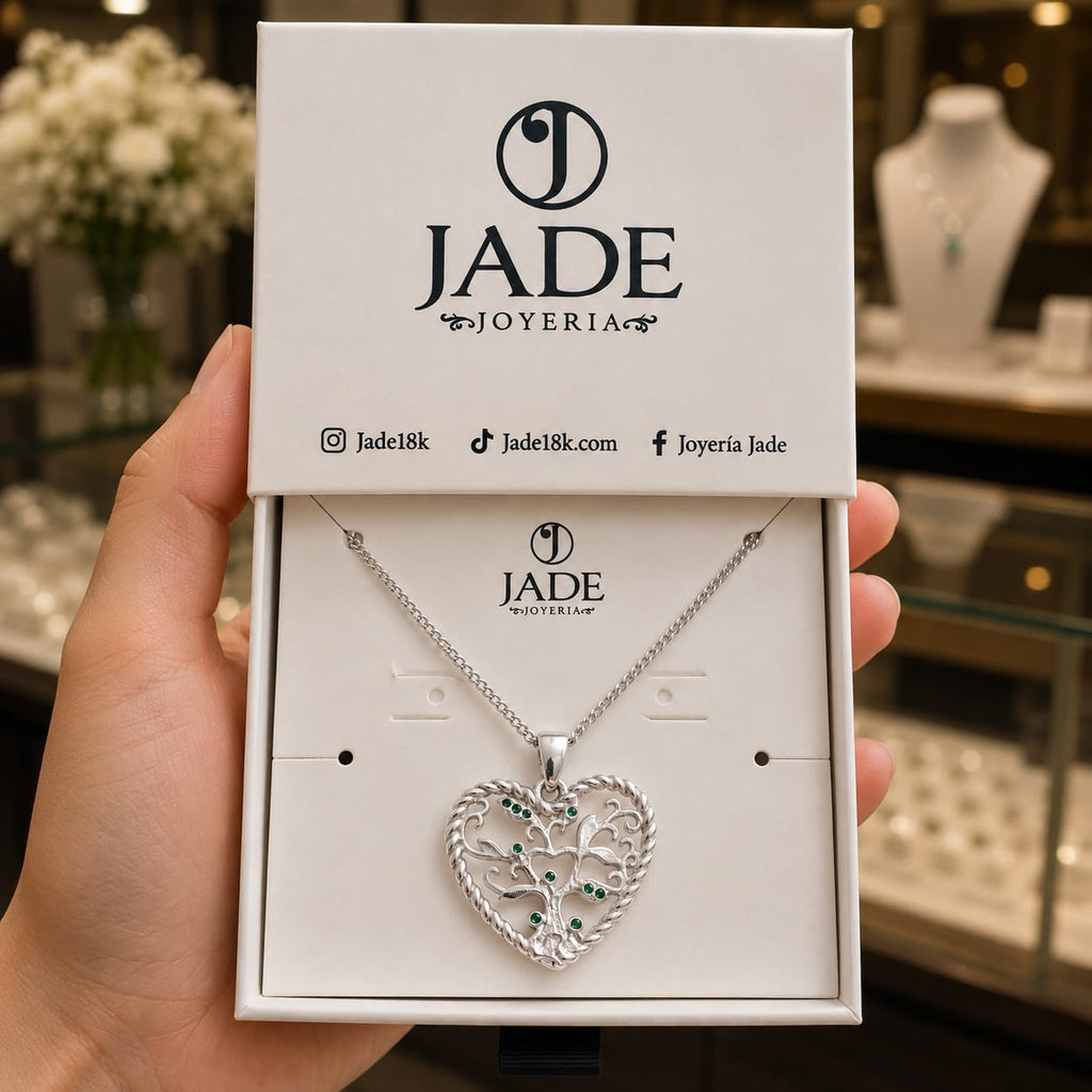Collar Árbol de la vida en plata ley