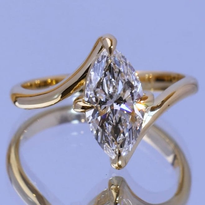 Anillo de compromiso Sofiia con Diamante de laboratorio