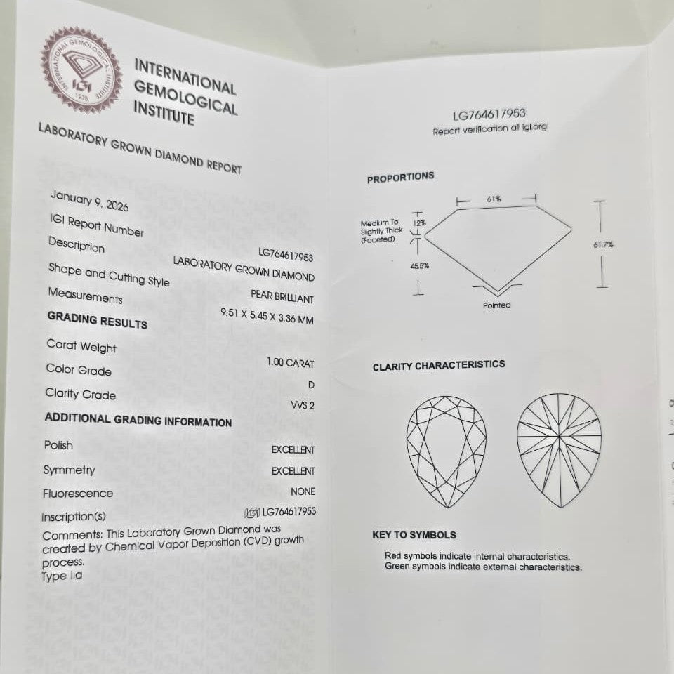 Anillo de Compromiso con Diamante de Laboratorio Éternité