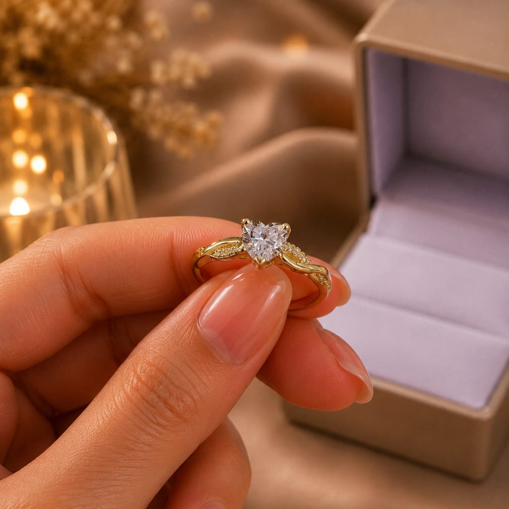 Anillo de Compromiso con Diamante de Laboratorio Amélie