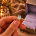 Anillo de Compromiso con Diamante de Laboratorio Albania