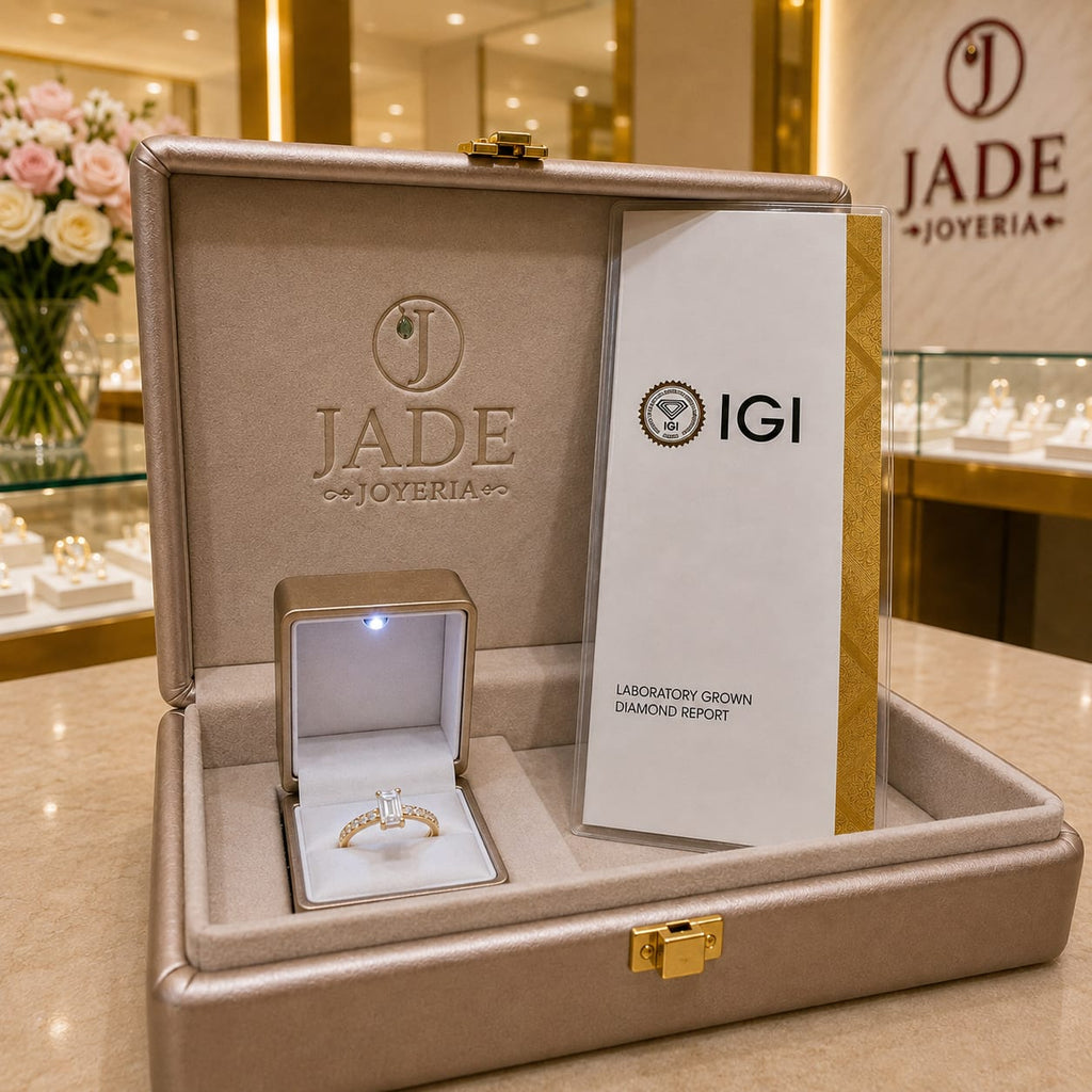Anillo de Compromiso con Diamante de Laboratorio Génesis