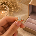 Anillo de Compromiso con Diamante de Laboratorio Polaris
