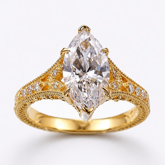 Anillo de Compromiso con Diamante de Laboratorio Élysée en oro 18k – Jade18k