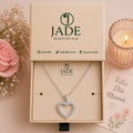 Dije de corazón en plata fina