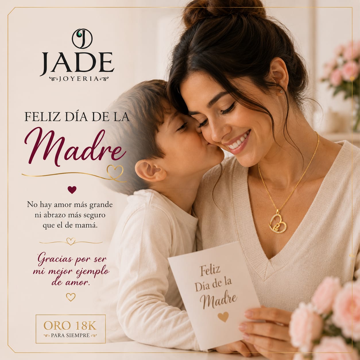 Dije con moissanite amor de mama