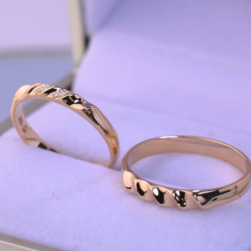 Aros de boda 18k Amor guardian