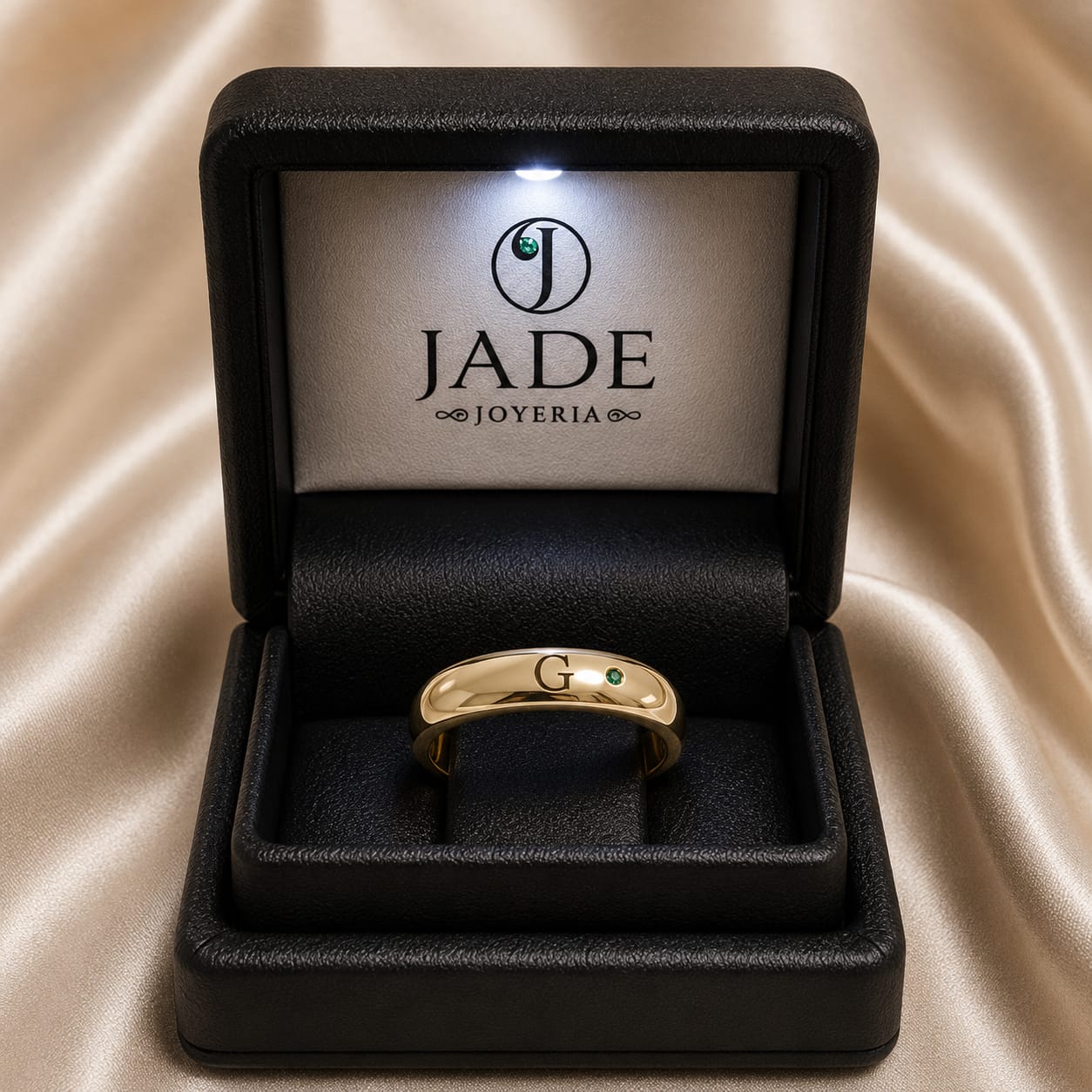 Anillo Chevalier delgado para dama