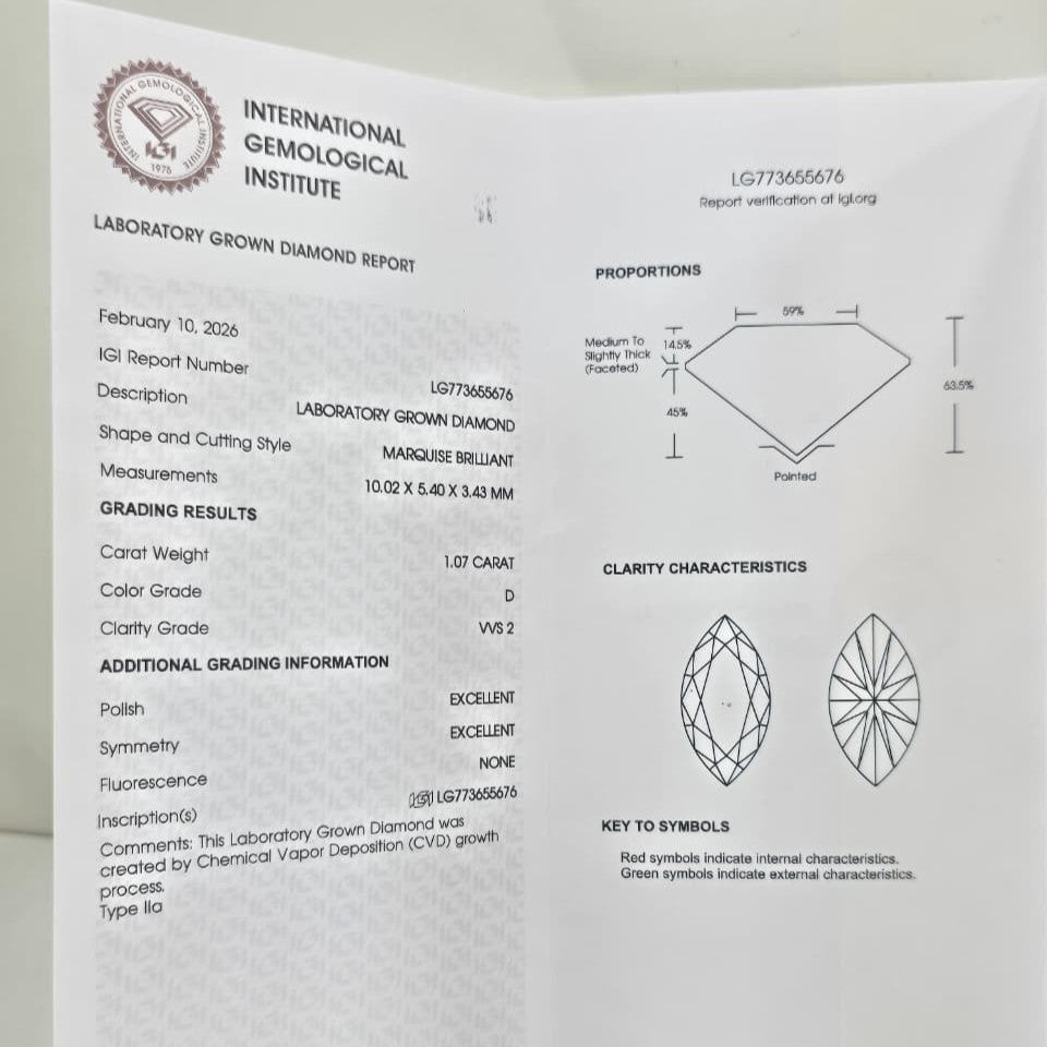 Anillo de compromiso Sofiia con Diamante de laboratorio