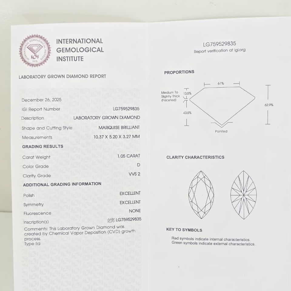 Anillo de Compromiso con Diamante de Laboratorio Lumière