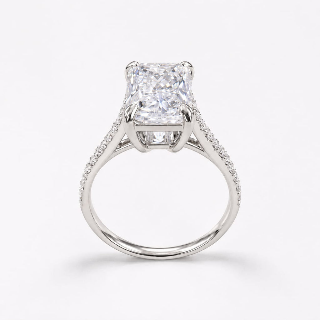 Anillo de compromiso con Diamante de laboratorio Golden Empire