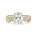 Anillo de Compromiso con Diamante de Laboratorio Eternity