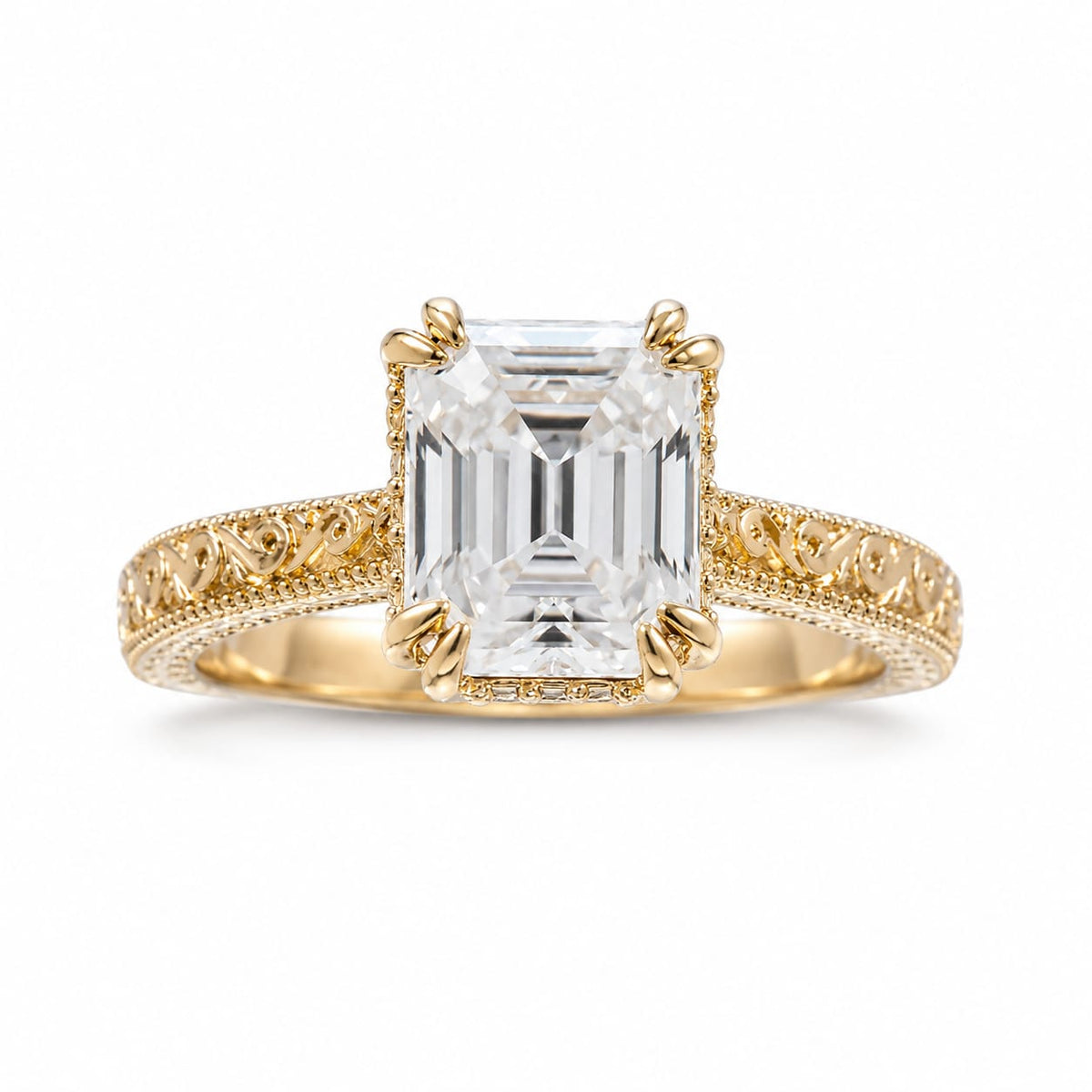 Anillo de Compromiso con Diamante de Laboratorio Albania