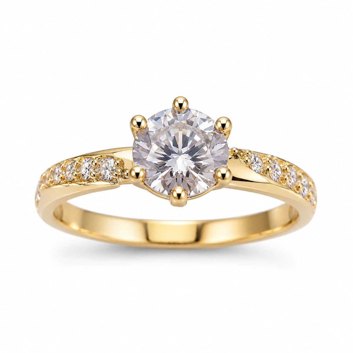 Anillo de Compromiso con Diamante de Laboratorio Estela