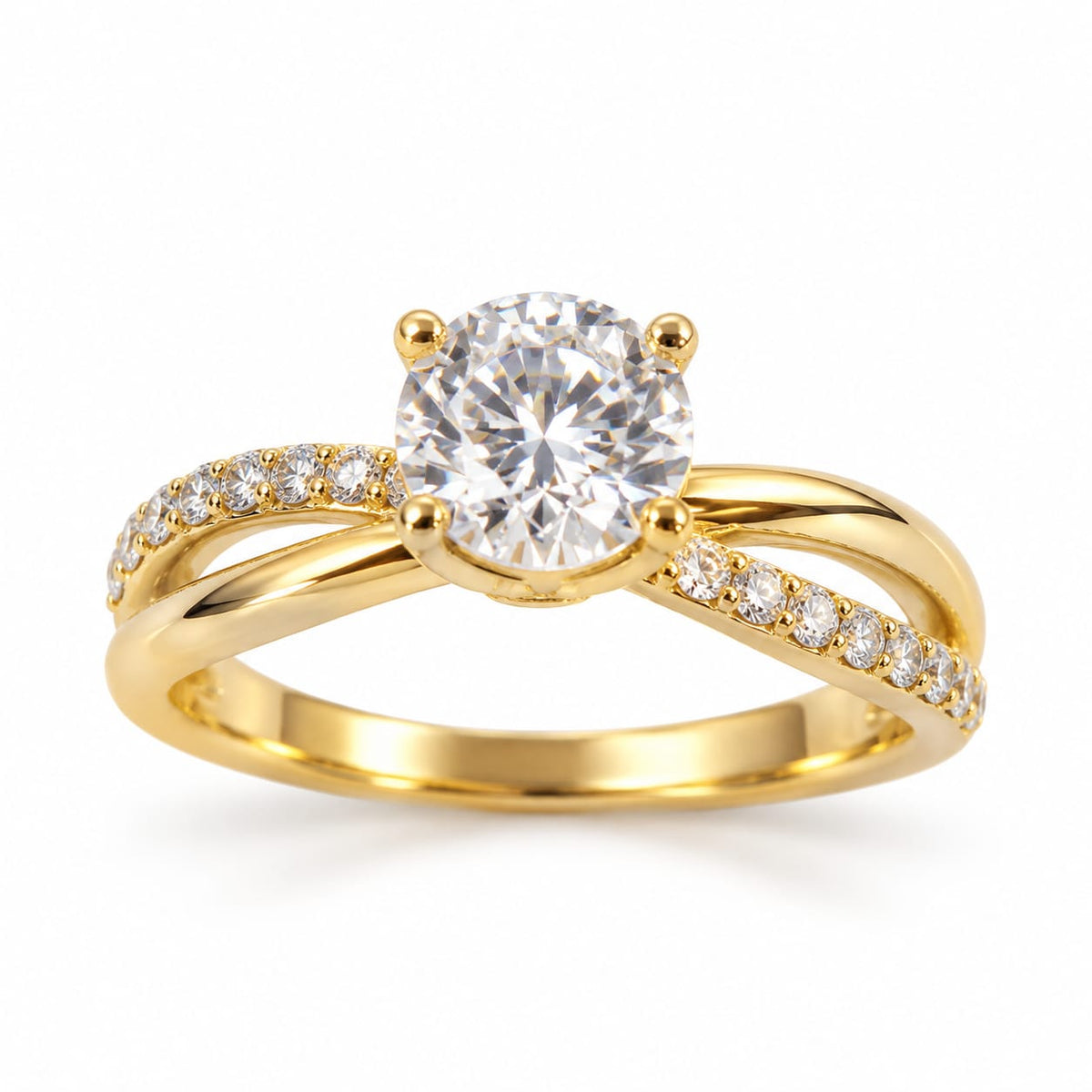Anillo con Diamante de laboratorio Infinito amor