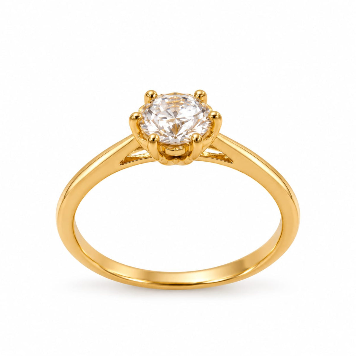 Anillo con diamante de laboratorio NOÉLIA