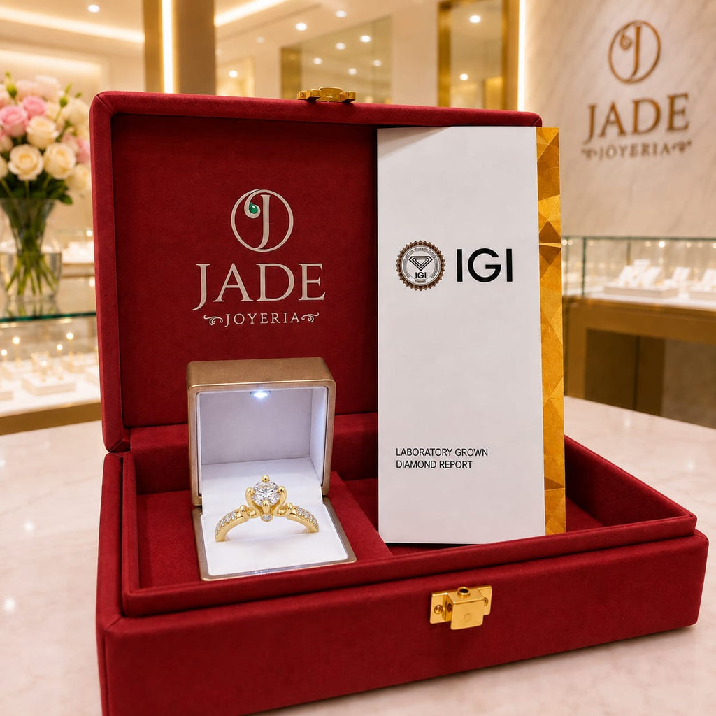 Anillo de compromiso con Diamante de laboratorio ELYSÉ