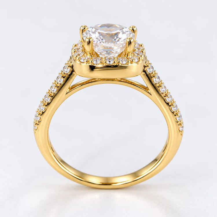 Anillo Kerry de compromiso en oro 18k – Jade18k