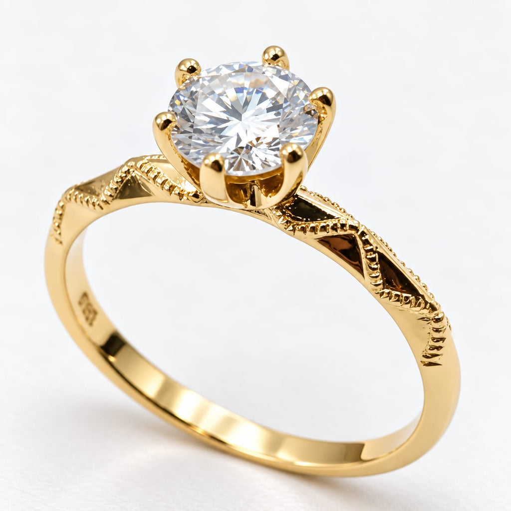 Anillo de compromiso luz