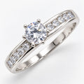 Anillo de Compromiso en Plata "Ariel"
