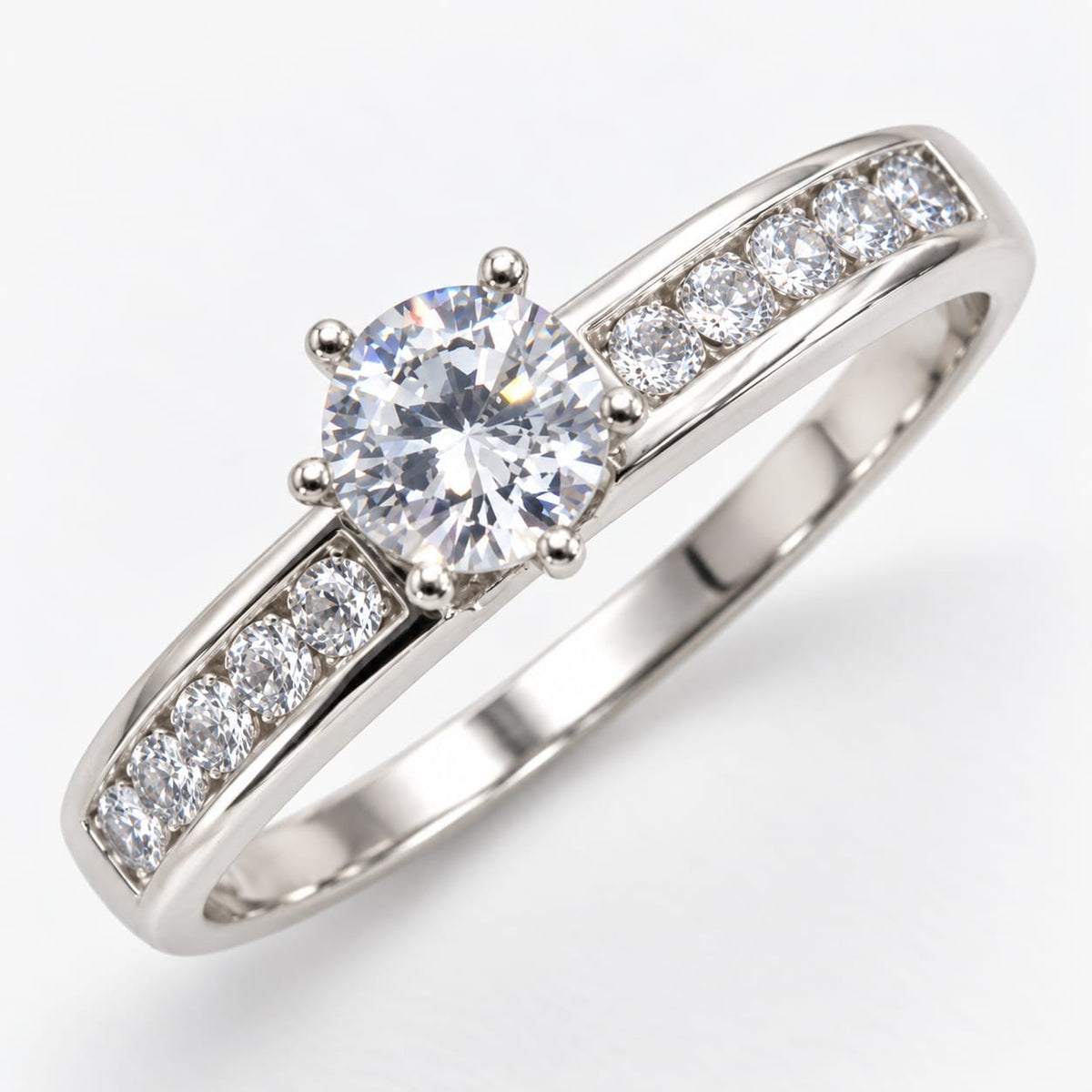 Anillo de Compromiso en Plata "Ariel"