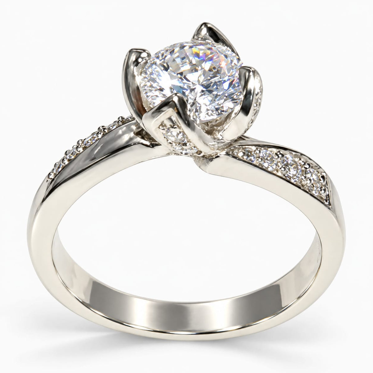 Anillo de Compromiso en Plata "Ursula"