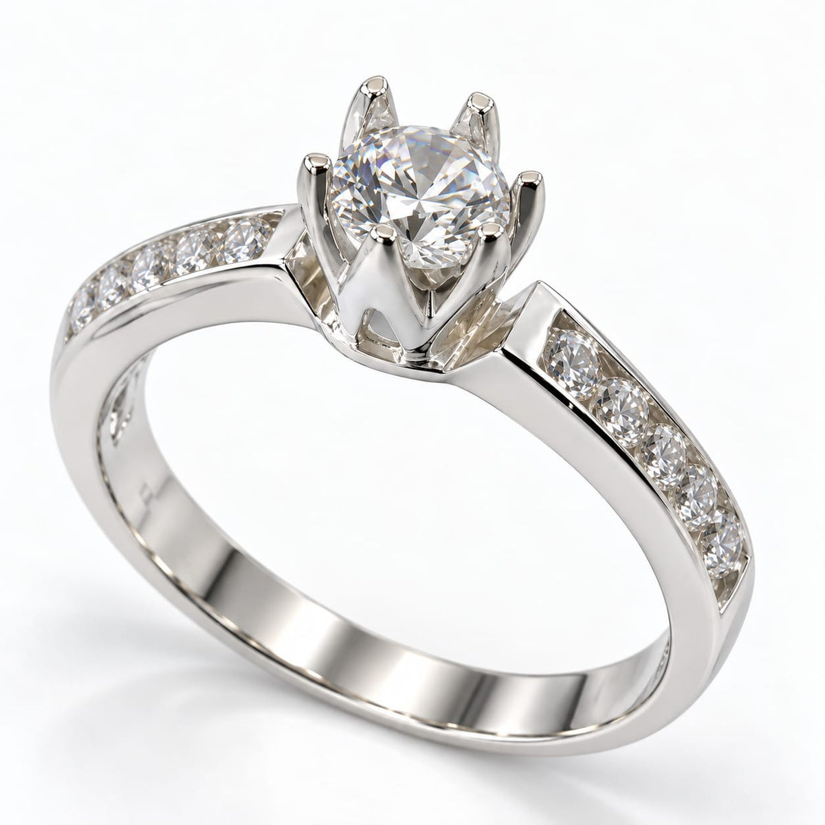 Anillo Ali de Compromiso en plata ley