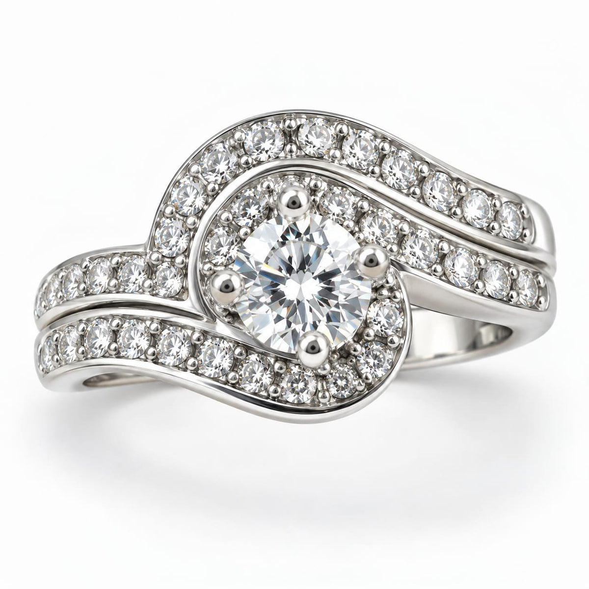 Anillo de Compromiso en Plata Mindy