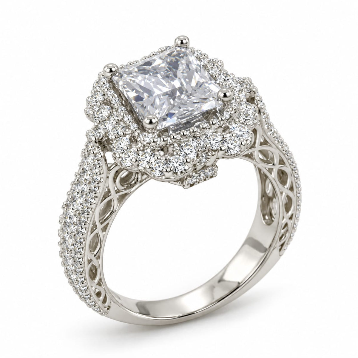 Anillo de Compromiso Plata " Yuliana"