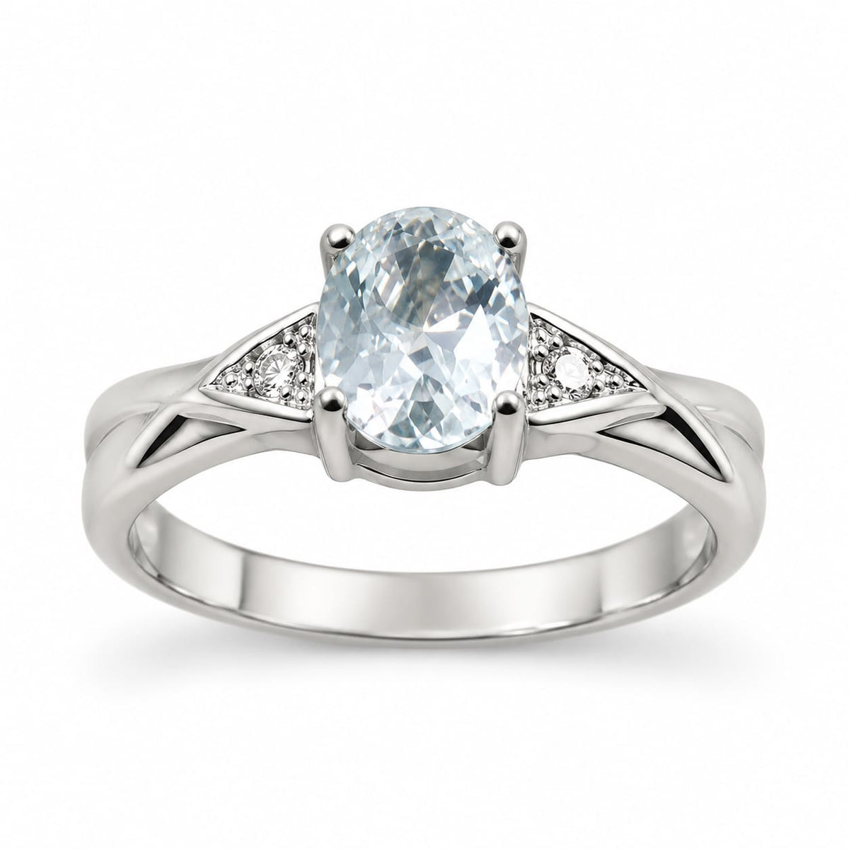 Compromiso en Plata Ley Anillo Natalie